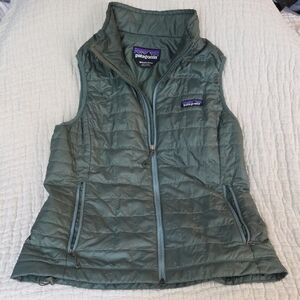 Patagonia Women's Sage Green Nano Puff Quilted Vest